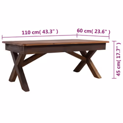 VidaXL 244492 Table à café, latérale et de salon - Vue supplémentaire 6
