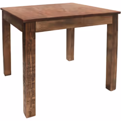 Cette table de salle à mange en bois sera un choix parfait si vous cherchez à ajouter une touche de charme rustique à votre d ...