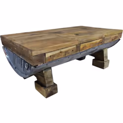 Description générale Cette table basse de style rétro est idéale pour ajouter une touche rustique à votre décor. Fabriquée à  ...