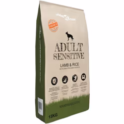 Notre nourriture sèche de qualité supérieure pour chiens Adult Sensitive Lamb & Rice est riche en prébiotiques qui favorisent ...