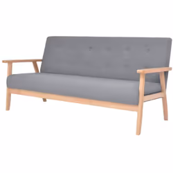 Ce canapé à 3 places extrêmement confortable présente un design discret et sera idéal pour discuter, lire, regarder la télévi ...