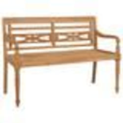 vidaXL Banc Batavia 120 cm Teck