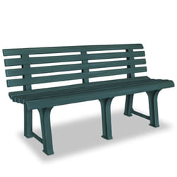 Vidaxl - Banc de jardin 145,5 cm Plastique Vert