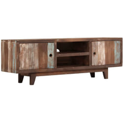 Vidaxl - Meuble tv Bois d'acacia massif Vintage 118 x 30 x 40 cm
