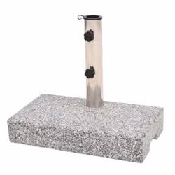 vidaXL Socle de parasol Granite rectangulaire 25 kg - TU