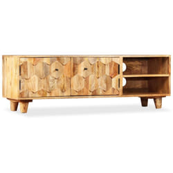 Vidaxl - Meuble tv Bois massif de manguier 118 x 35 x 40 cm