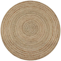 Vidaxl - Tapis Jute tressé 90 cm rond