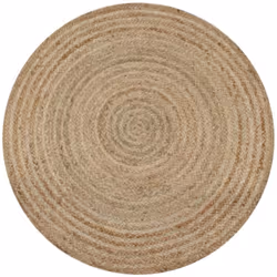 Description générale Donnez une touche naturelle à votre intérieur avec notre tapis de jute tressé ! Ce tapis rond est tissé ...