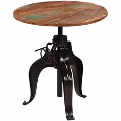 Cette table de bar en bois sera un excellent supplément à la décoration de votre cuisine ou salle à manger. La table de bar e ...