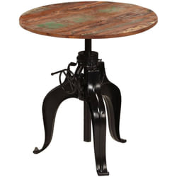 Vidaxl - Table de bar Bois de récupération massif 75x(76-110) cm