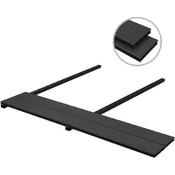 Vidaxl - Panneaux de terrasse wpc avec accessoires 25 m² 4 m Anthracite