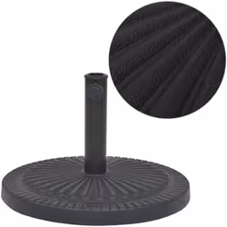 Cette base de parasol très décorative est faite de résine résistante aux intempéries. Elle a un boulon de verrouillage pour m ...