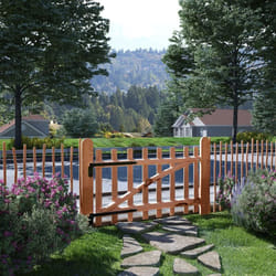 Vidaxl - Portillon de clôture Bois de noisetier imprégné 100x60 cm
