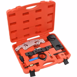 DESCRIPTION GÉNÉRALE Cet ensemble d'outils de calage de l'alignement d'arbre à cames comprend tous les outils nécessaires au ...