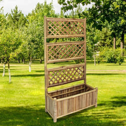 Vidaxl - Lit surélevé de jardin avec treillis Bambou 70 cm