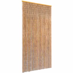 Ce rideau de porte en bambou offre une solution pratique pour tenir les insectes volants à distance de la maison, mais il peu ...