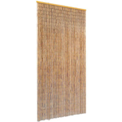 Rideau de porte contre insectes Bambou 90 x 220 cm