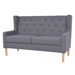 VidaXL 245453 canapé 2 siège(s) Gris