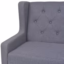 VidaXL 245453 canapé 2 siège(s) Gris - Vue supplémentaire 4