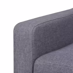 VidaXL 245454 canapé 3 siège(s) Gris - Vue supplémentaire 5