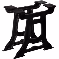 Nos pieds de table à cadre en Y de style antique feront de votre table basse un style industriel. Ces pieds de table sont fai ...