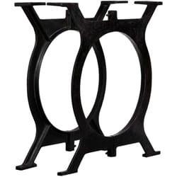 Pied de table de salle à manger 2 pcs Cadre en o Fonte Vidaxl