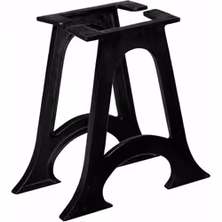 Nos pieds de table à cadre en A de style antique feront de votre table basse un style industriel. Ces pieds de table sont fai ...