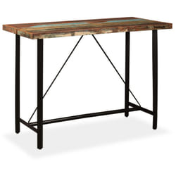 Vidaxl - Table de bar Bois massif de récupération 150 x 70 x 107 cm