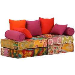 Quoi de mieux qu'un pouf modulaire très confortable pour compléter votre mobilier de salon ? Notre pouf convertible sera un c ...