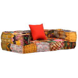 Description générale Quoi de mieux qu'un pouf modulaire très confortable pour compléter votre mobilier de salon ? Notre pouf  ...
