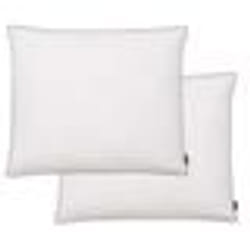 vidaXL Oreiller 2 pcs Remplissage de duvet 70 x 60 cm Blanc 132891