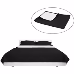 Notre couvre-lit matelassé est un moyen idéal de rester au chaud les nuits froides. Le design réversible en combinaison avec ...