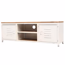 VidaXL 245457, Blanc, Bois, Acier, 50 kg, 10 kg, 1200 mm, 300 mm