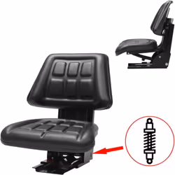 Description générale Ce siège de tracteur de haute qualité est fabriqué avec une structure en acier robuste, revêtue d'un mat ...