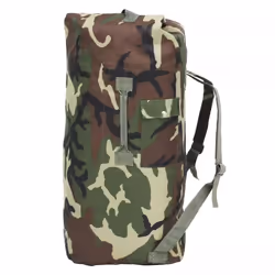 vidaXL Sac de sport en style militaire 85 L Camouflage - TU