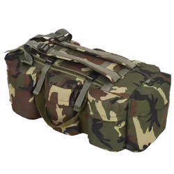 vidaXL Sac de sport en style militaire 3-en-1 45 L Camouflage