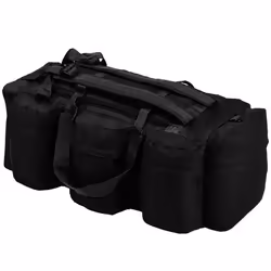 vidaXL Sac de sport en style militaire 3-en-1 45 L Noir - TU