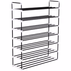 Cette étagère à chaussures minimaliste est une solution de rangement idéale pour vos chaussures. Il a une structure tubulaire ...