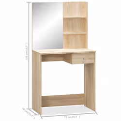 VidaXL 244862 coiffeuse et ensemble de coiffeuses pour chambre à coucher - Vue supplémentaire 5