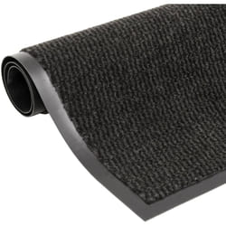 Vidaxl - Paillasson rectangulaire 80 x 120 cm Noir