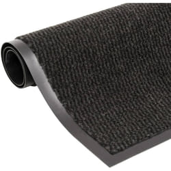 vidaXL Paillasson rectangulaire 90 x 150 cm Noir - TU