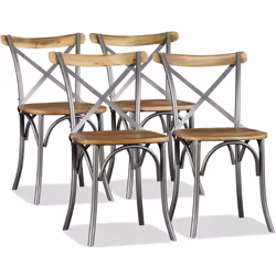 Ces chaises à manger de style industriel compléteront n'importe quel intérieur avec leur design unique et saisissant. Ces cha ...