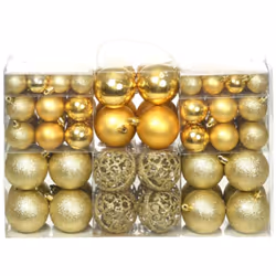 Entrez dans le monde merveilleux de Noël avec des décorations brillantes pour décorer votre arbre, maison et bureau. Ces boul ...