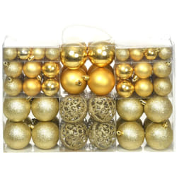 Vidaxl - Ensemble de boules de Noël 100 pcs 3/4/6 cm Doré