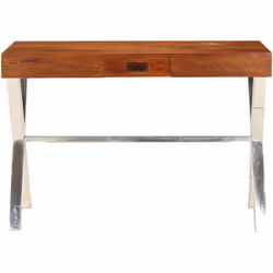 Ce bureau de style rétro apportera une touche indémodable à la décoration de votre bureau ou de votre étude ! La table à écri ...
