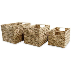 Vidaxl - Panier de rangement 3 pcs Jacinthe d'eau