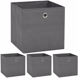 Description générale Ces boîtes de rangement pratiques conviendront parfaitement à presque toutes les étagères. Fabriquées en ...