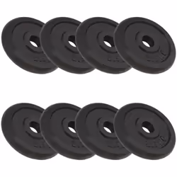 Cet ensemble se compose de 8 plaques de poids d'un poids de 2,5 kg chacune. Il sera parfait pour renforcer vos muscles lorsqu ...