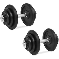 Vidaxl - Ensemble d'haltères 18 pcs 40 kg Fonte