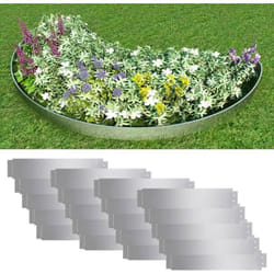 Vidaxl - Clôture de pelouse 20 pcs Acier galvanisé 100x20 cm